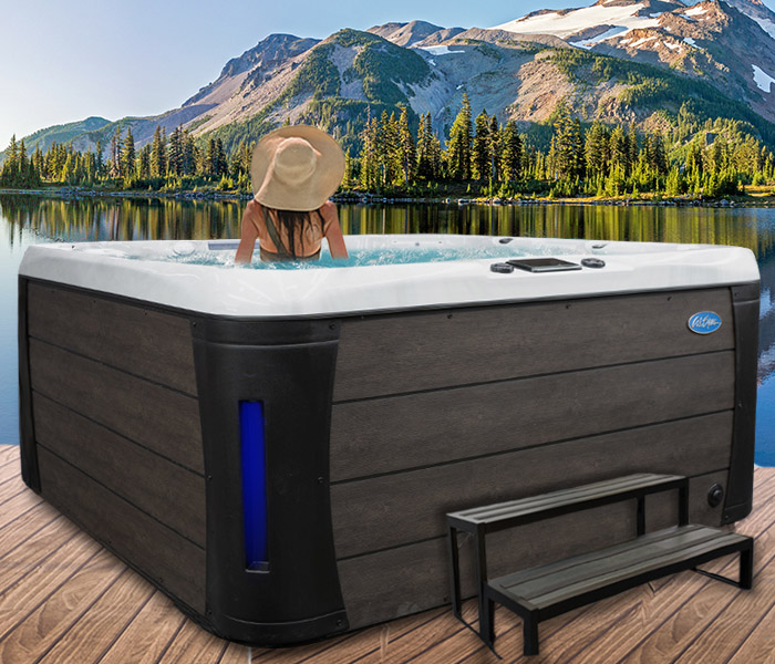 Calspas hot tub being used in a family setting - hot tubs spas for sale Charleston