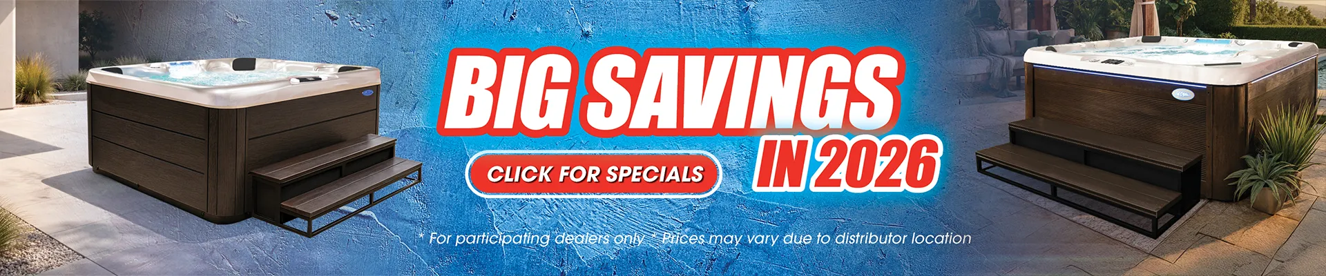 Calspas hot tub being used in a family setting - Charleston